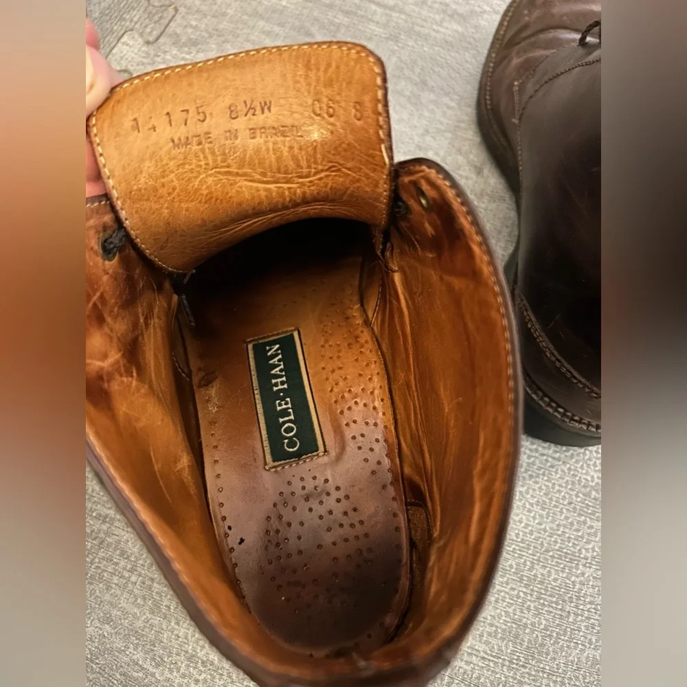 Cole Haan Air Colton Chukka Boots – Brown Leather – 8.5W